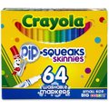 Crayola Washable Markers, Skinnies, Washable, 64 Set, Assorted CYO588764